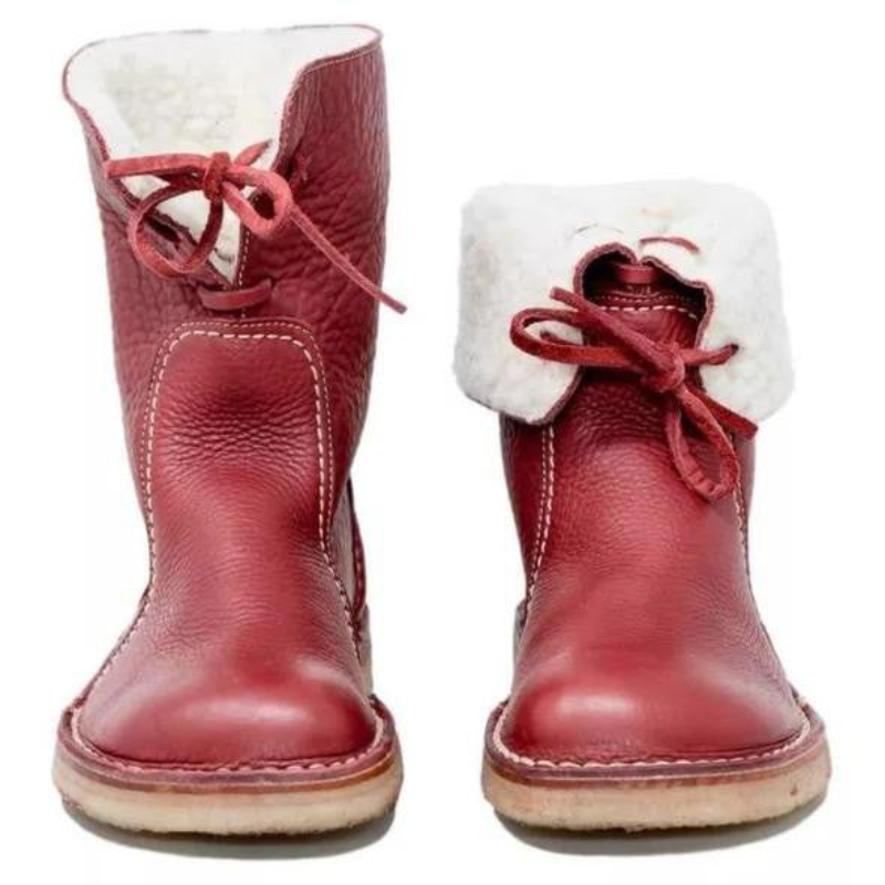 damen-schwarz-schneestiefel-warme