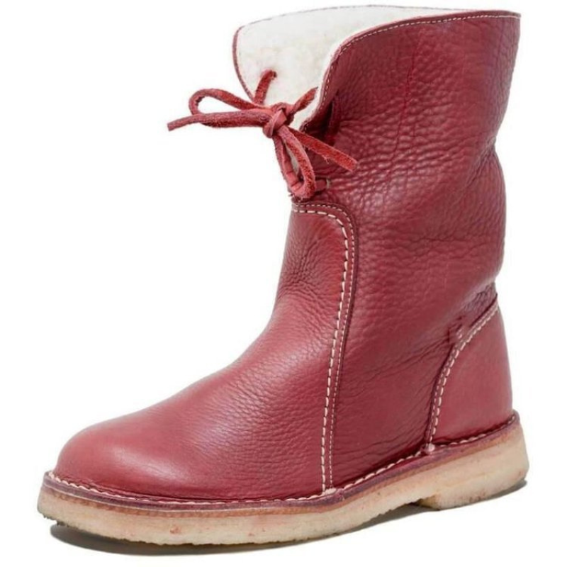 damen-schwarz-schneestiefel-warme