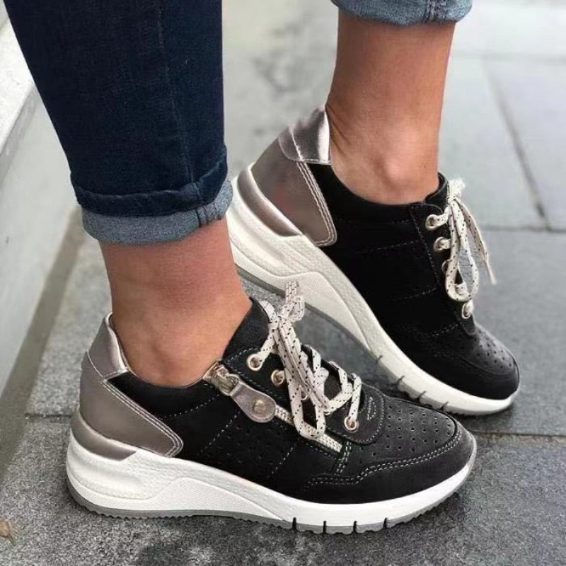 damen-schwarz-sneaker​-turnschuhe