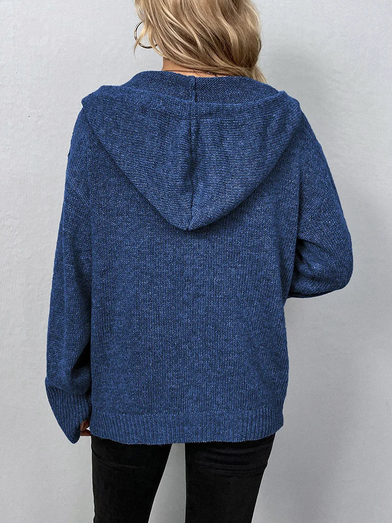 damen-schwarz-strickjacke-kurze