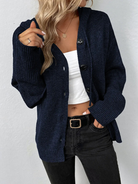 damen-schwarz-strickjacke-kurze