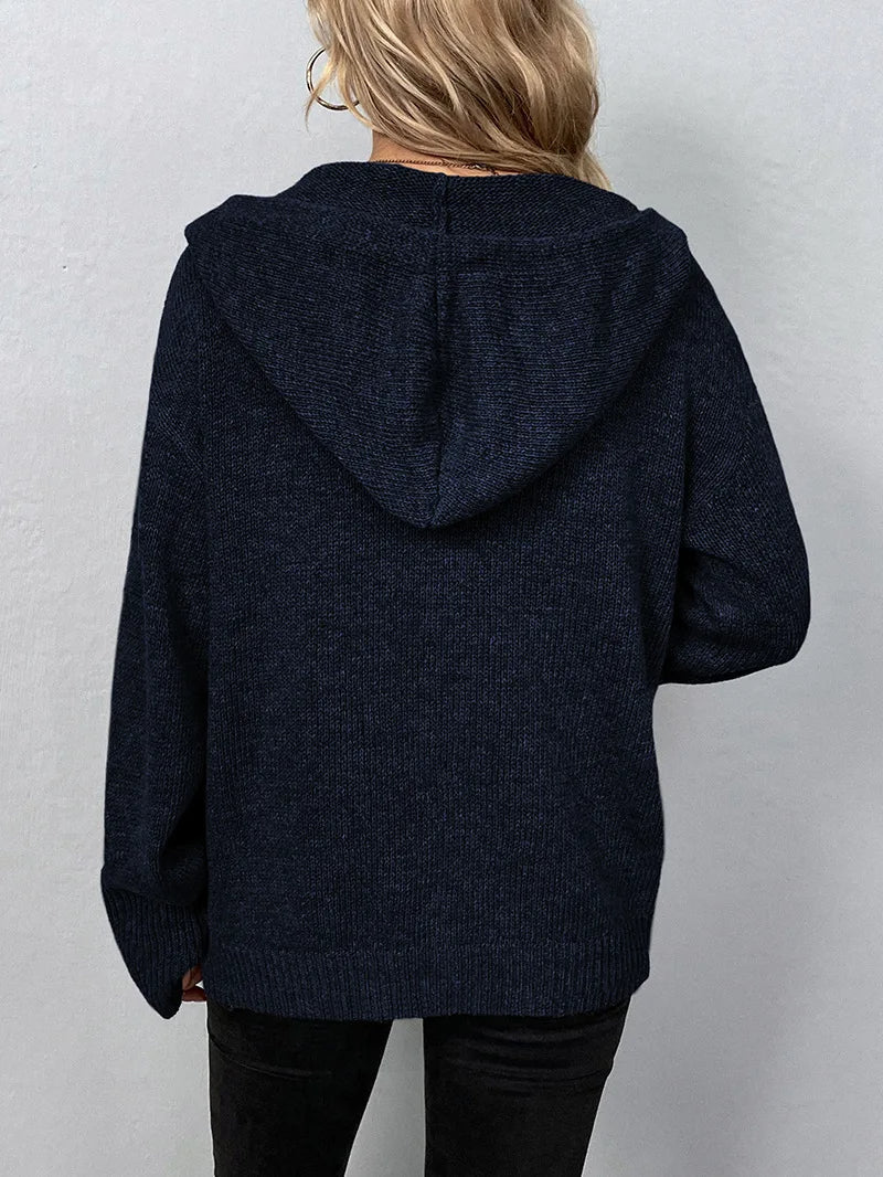 damen-schwarz-strickjacke-kurze