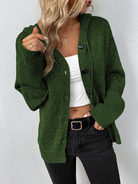 damen-schwarz-strickjacke-kurze