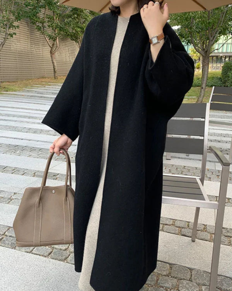 damen-schwarz-trenchcoat-lange-jacke