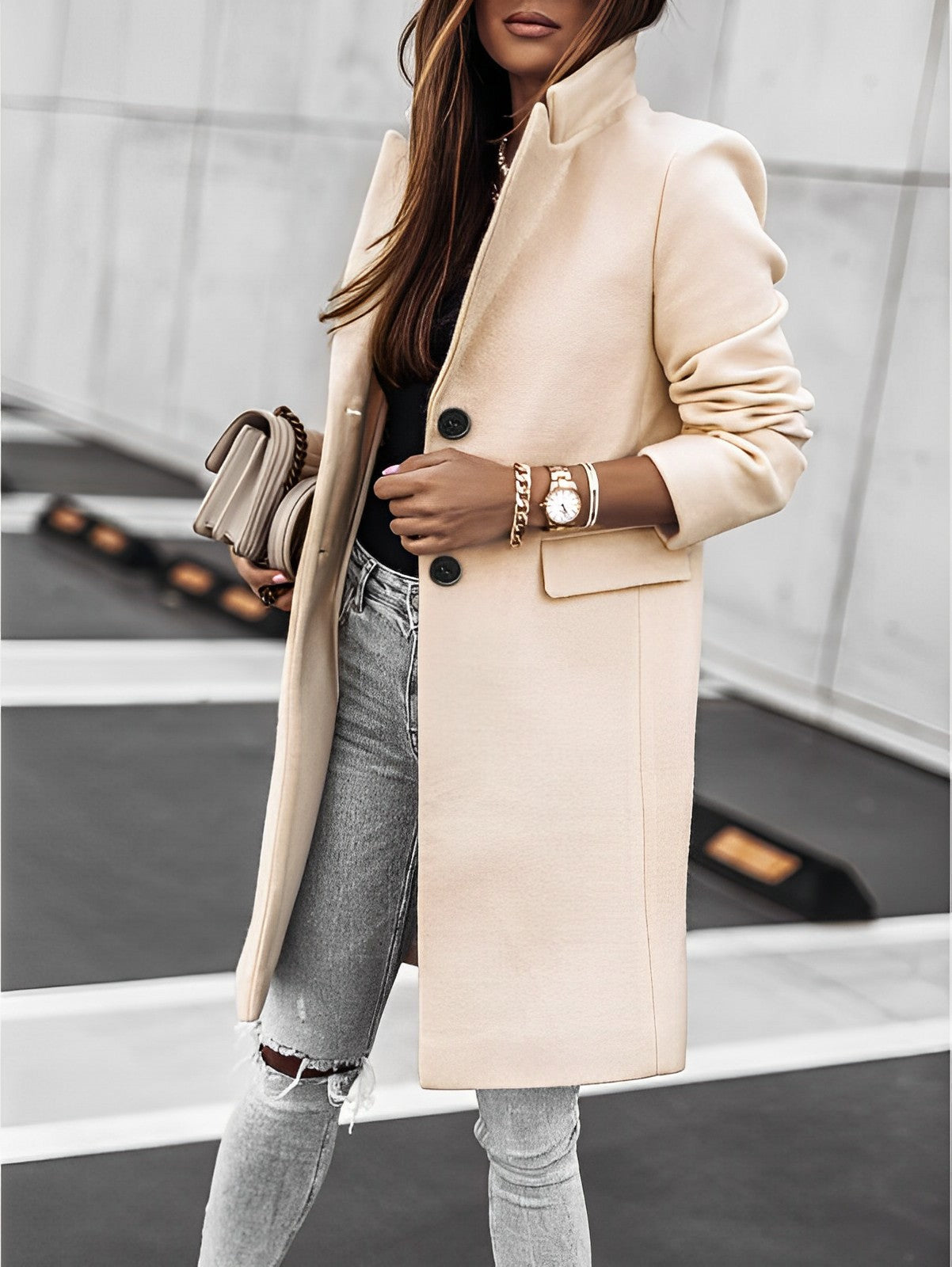 damen-schwarz-trenchcoat-lange-jacke