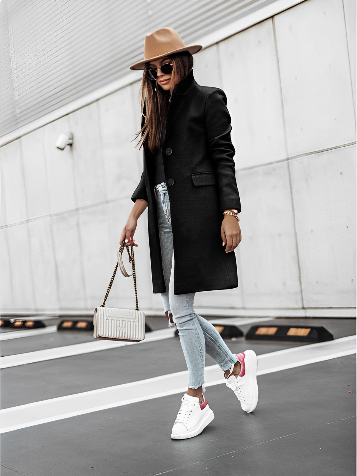damen-schwarz-trenchcoat-lange-jacke