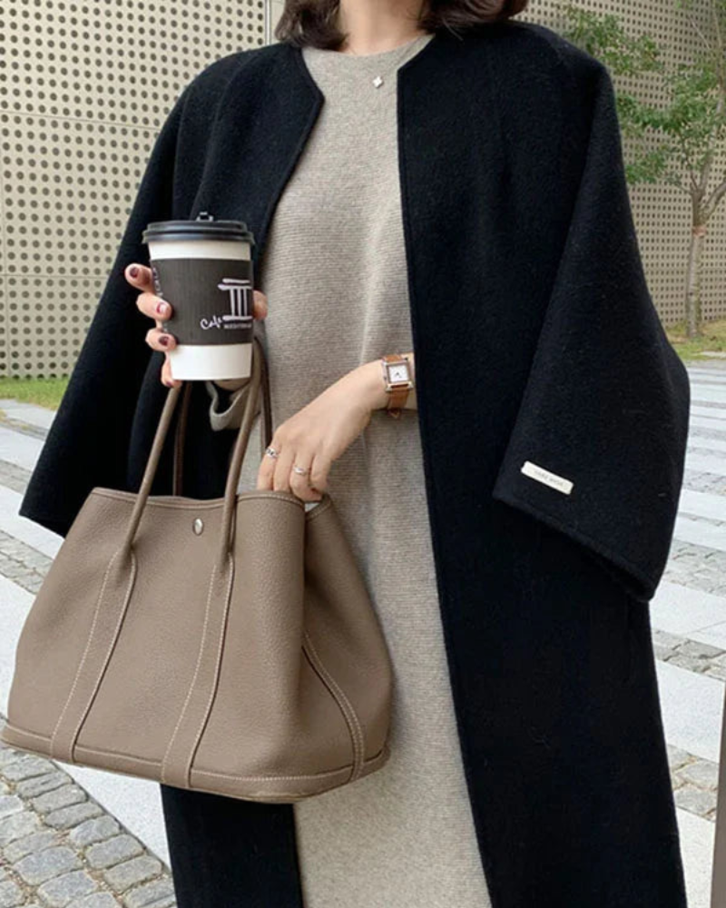 damen-schwarz-trenchcoat-lange-jacke