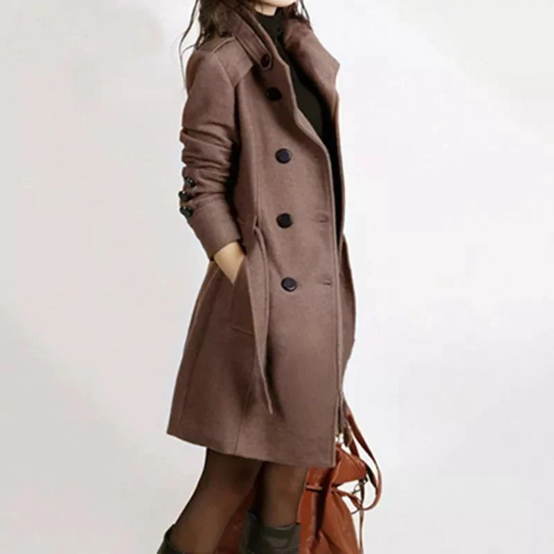 damen-schwarz-trenchcoat-lange