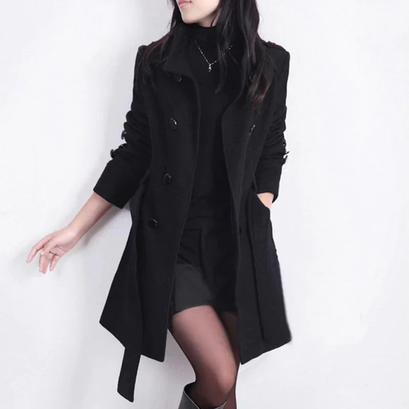 damen-schwarz-trenchcoat-lange