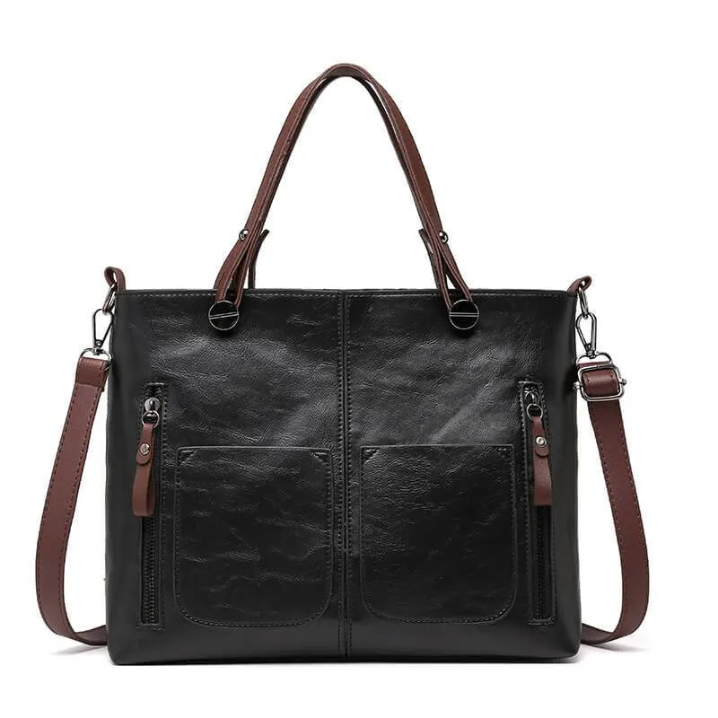 damen-shopper-handtasche-schwarz