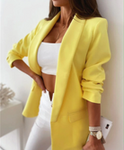 damen-stilvoll-blazer-schwarz