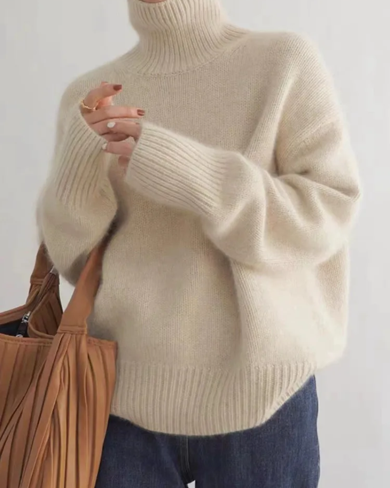 damen strick rollkragenpullover perfekter Sitz, um Sie diesen Winter warm zu halten