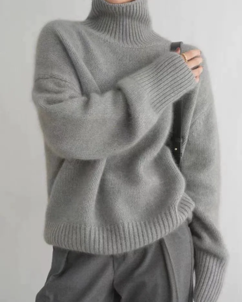 damen strick rollkragenpullover perfekter Sitz, um Sie diesen Winter warm zu halten