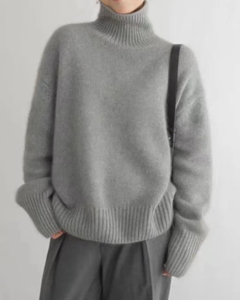 damen strick rollkragenpullover perfekter Sitz, um Sie diesen Winter warm zu halten