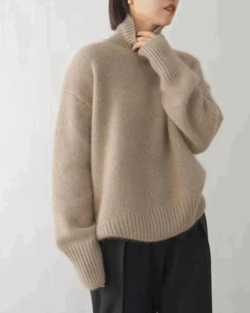 damen strick rollkragenpullover perfekter Sitz, um Sie diesen Winter warm zu halten
