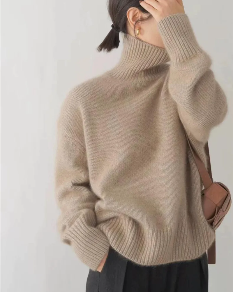 damen strick rollkragenpullover perfekter Sitz, um Sie diesen Winter warm zu halten