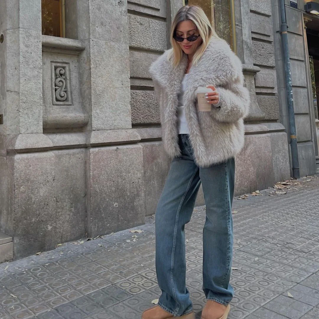 Teddy Winterjacke für Frauen