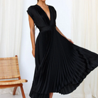 Maxikleid mit V-Ausschnitt für Frauen