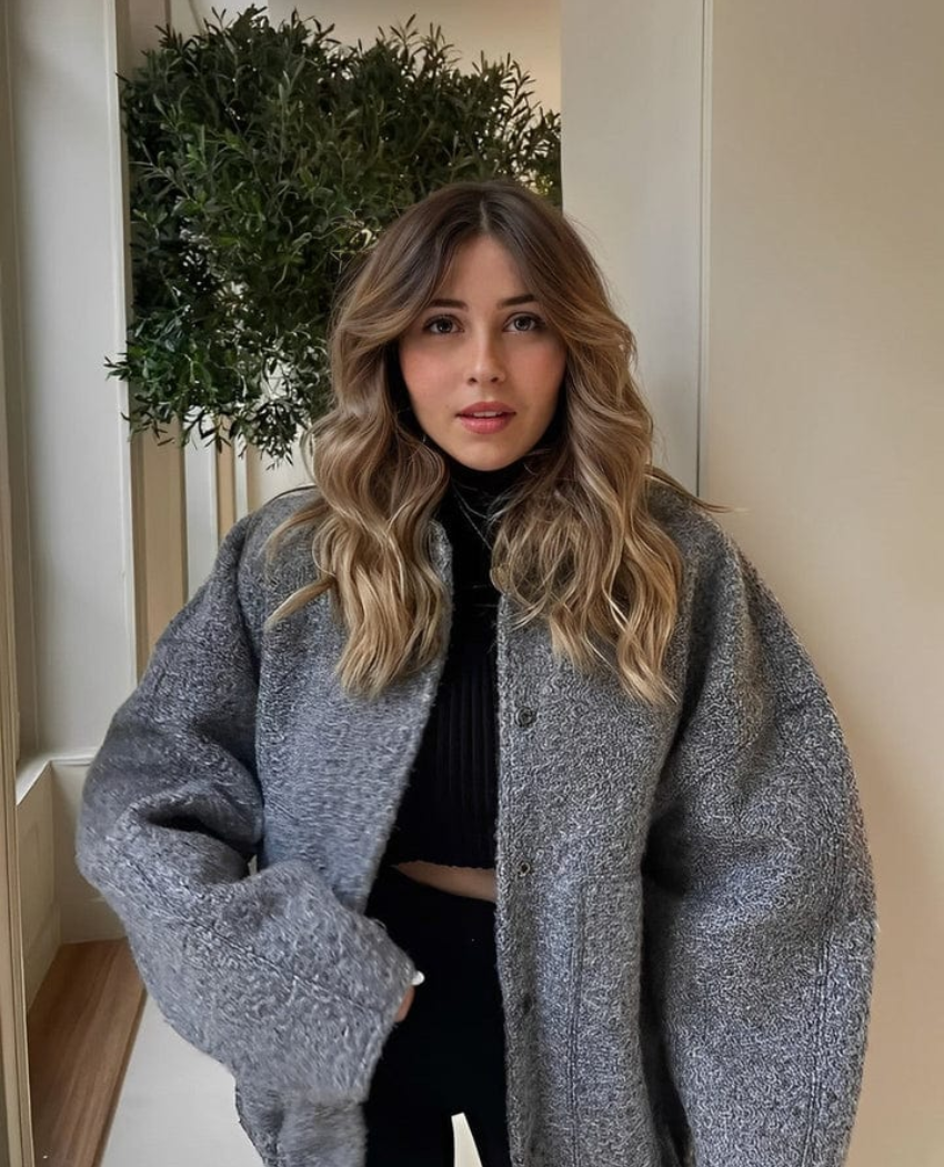 Warme Kurze Winterjacke für Frauen