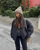 Warme Kurze Winterjacke für Frauen