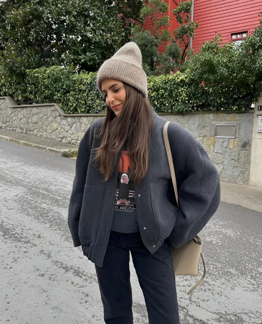 Warme Kurze Winterjacke für Frauen