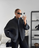 Warme Kurze Winterjacke für Frauen