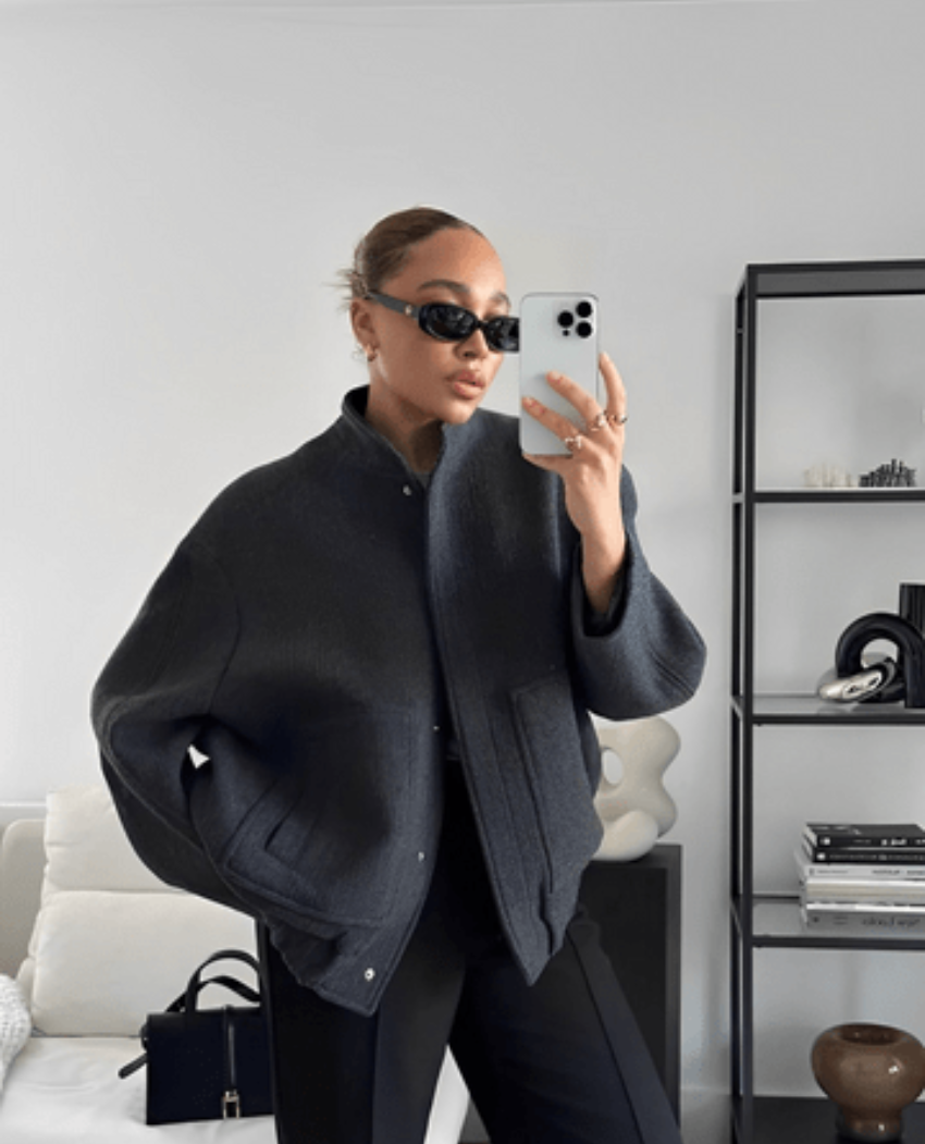 Warme Kurze Winterjacke für Frauen