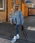 Warme Kurze Winterjacke für Frauen