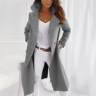 Warme lange Jacke für Frauen