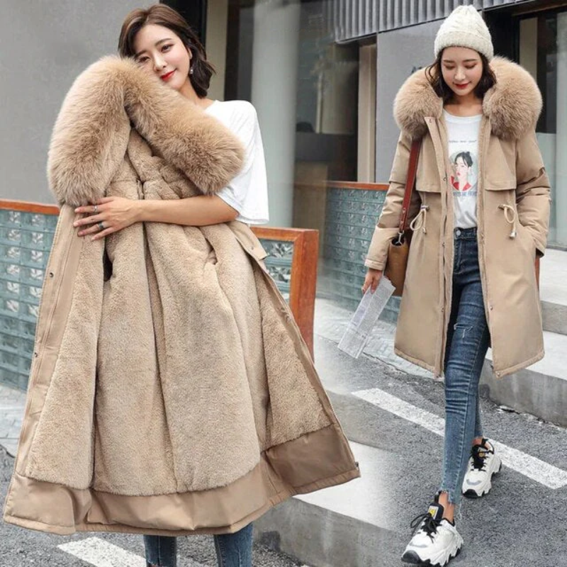 damen-warme-winterjacke-lange-mantel