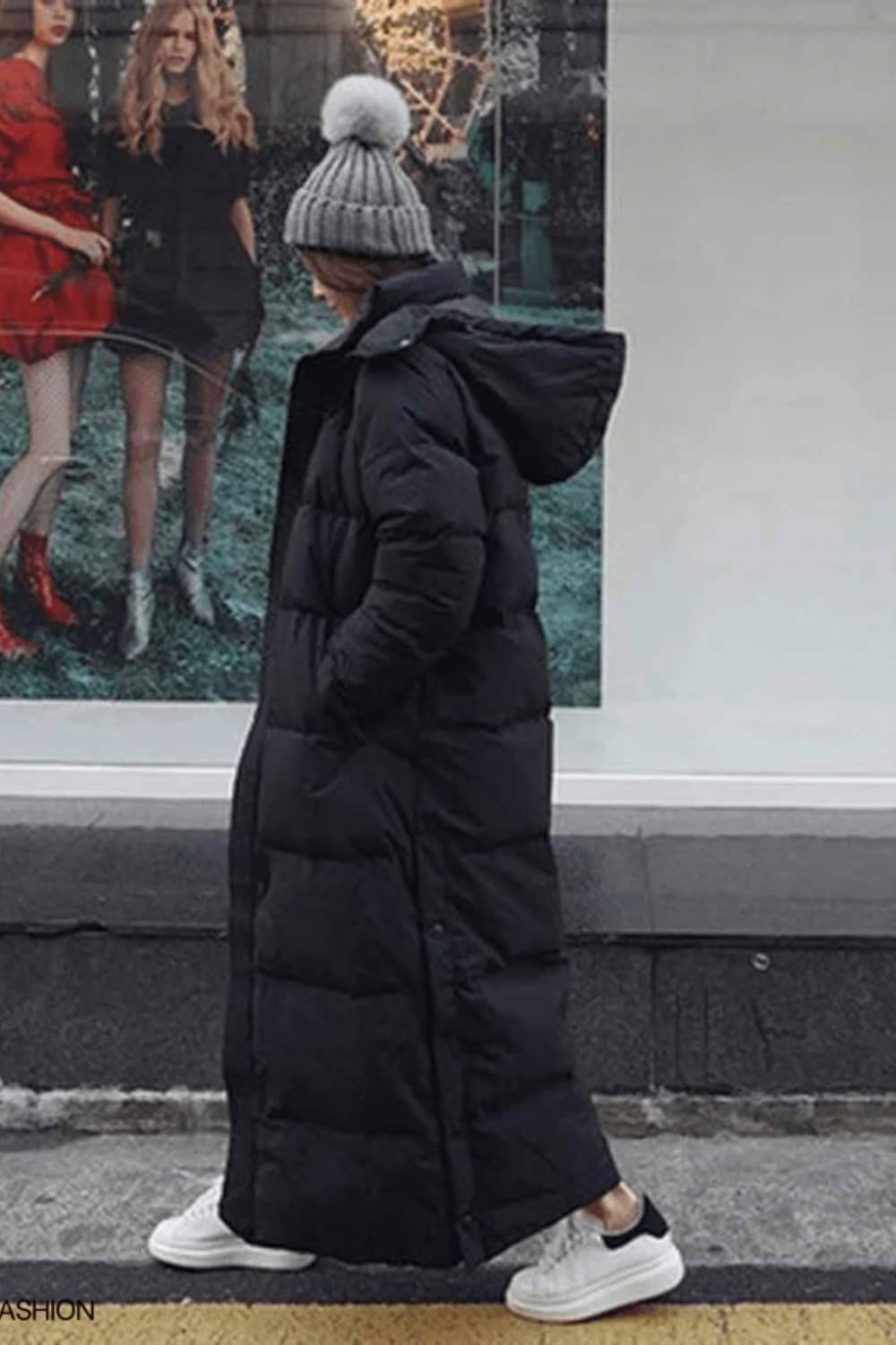 damen-wasserdichte-lange-steppjacke-schwarz