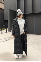 damen-wasserdichte-lange-steppjacke-schwarz