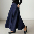 Elegante Damenhosen mit weitem Bein