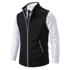 herren-armellose-strickjacke-schwarz