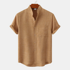 Casual Button down Kurzarm Hemd für Männer