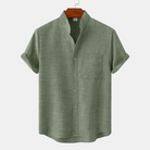 Casual Button down Kurzarm Hemd für Männer
