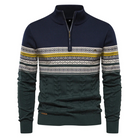 herren-pullover-mit-reißverschluss-weiß-sweater