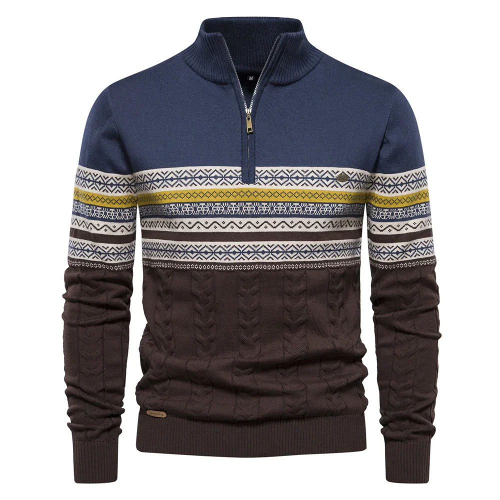 herren-pullover-mit-reißverschluss-weiß-sweater