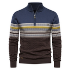 herren-pullover-mit-reißverschluss-weiß-sweater