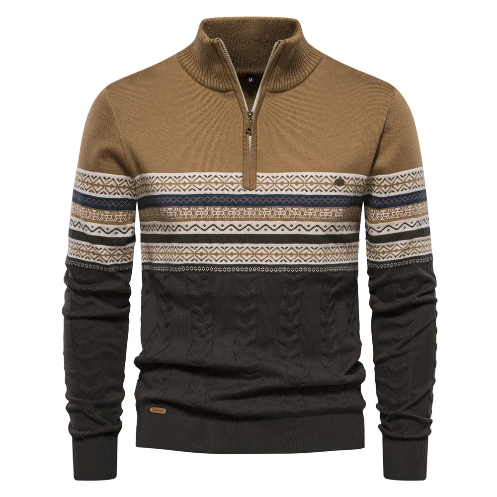 herren-pullover-mit-reißverschluss-weiß-sweater