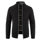  herren-schwarz-strickjacke-kurze