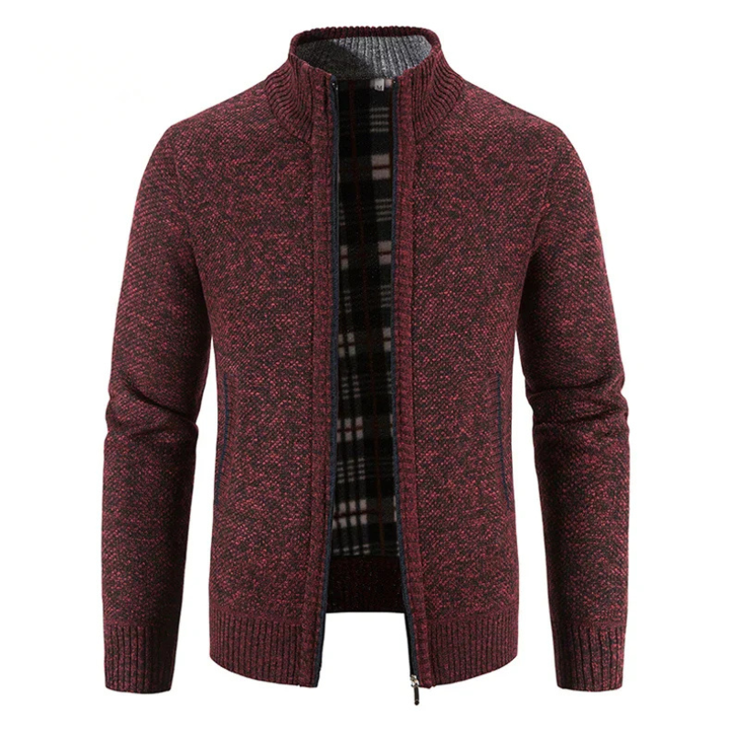  herren-schwarz-strickjacke-kurze