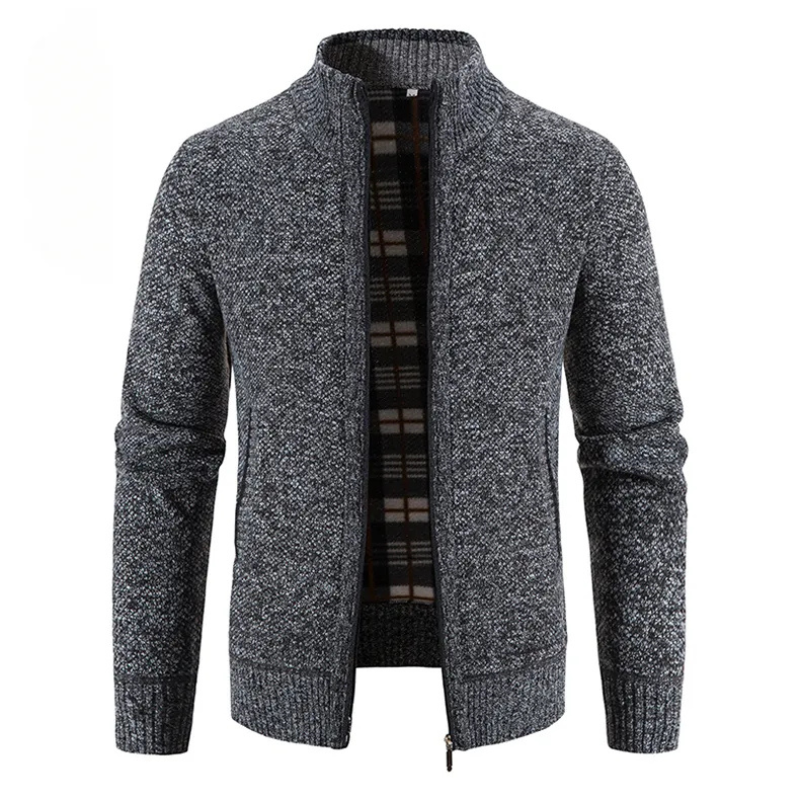  herren-schwarz-strickjacke-kurze