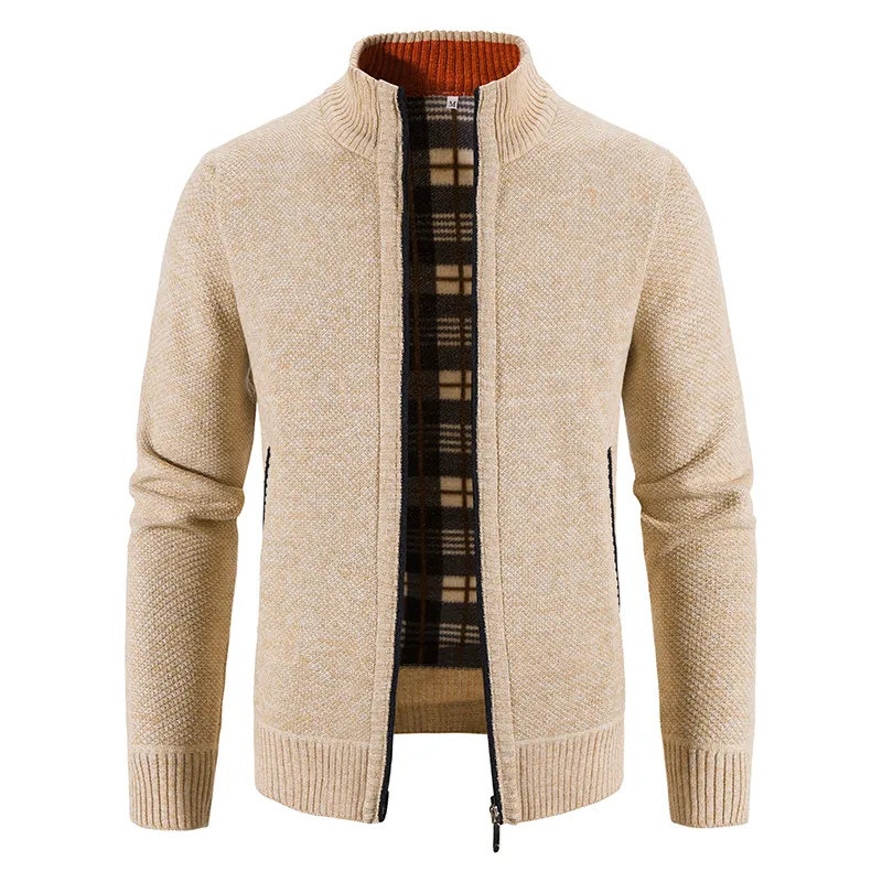  herren-schwarz-strickjacke-kurze