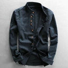 herren-stilvoll-langarm-hemd-button-up
