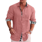Trendige Botton Daunen Poloshirt für Männer