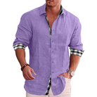 Trendige Botton Daunen Poloshirt für Männer