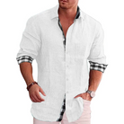 Trendige Botton Daunen Poloshirt für Männer