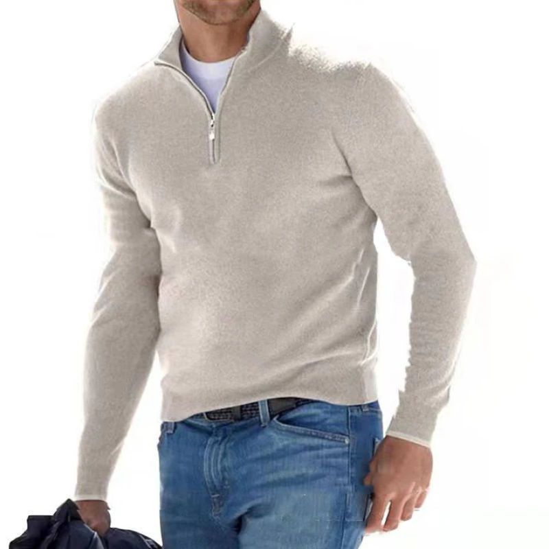 herren-v-ausschnitt-reissverschluss-pullover-sweater