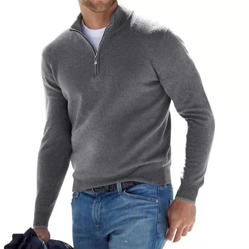 herren-v-ausschnitt-reissverschluss-pullover-sweater